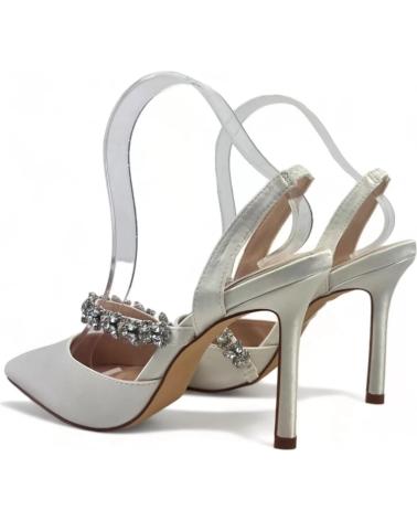 Sandales pour Femme TIMBOS ZAPATO DE NOVIA 129097 BLANCO