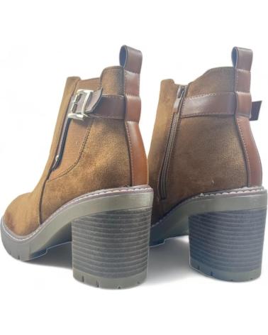 Botines de Mujer TIMBOS BOTIN TACON DE MUJER CAMEL 128939 MARRóN