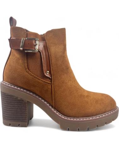 Botines de Mujer TIMBOS BOTIN TACON DE MUJER CAMEL 128939 MARRóN
