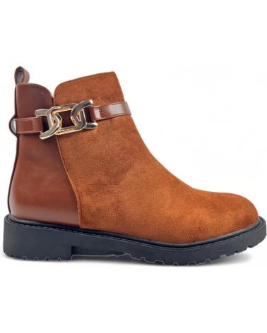 Stivaletti-De-Mujer-TIMBOS-BOTIN-PLANO-DE-MUJER-CUERO-128857-MARRóN