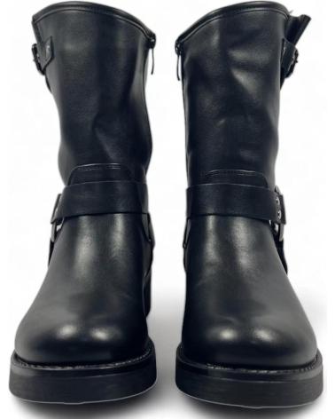 Stivaletti per Donna TIMBOS BOTIN TIPO MOTORISTA DE MUJER 128849 NEGRO