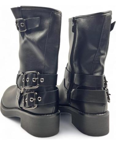 Stivaletti per Donna TIMBOS BOTIN TIPO MOTORISTA DE MUJER 128849 NEGRO