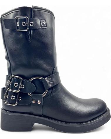 Stivaletti per Donna TIMBOS BOTIN TIPO MOTORISTA DE MUJER 128849 NEGRO
