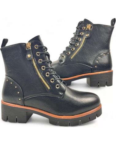Botines de Mujer TIMBOS BOTIN PLANO DE MUJER 128847 NEGRO