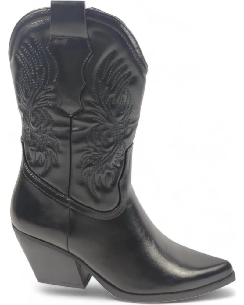 Stivali-De-Mujer-TIMBOS-BOTIN-TEJANO-DE-MUJER-128669-NEGRO