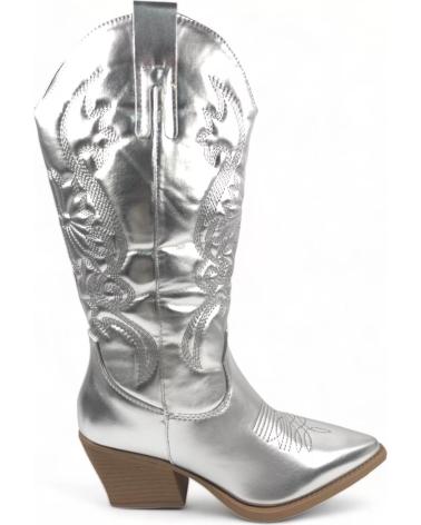 Botas de Mujer TIMBOS BOTA TEJANA DE MUJER PLATA 128664 PLATEADO