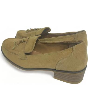 Schuhe für Damen TIMBOS MOCASIN CON TACON DE MUJER CAMEL 128640 MARRóN