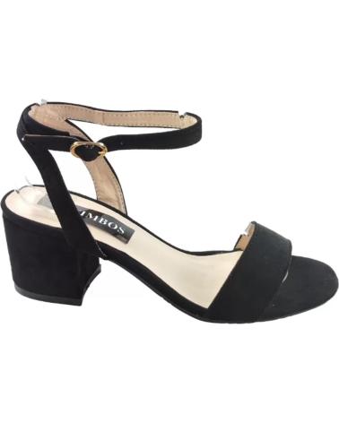 Sandálias de Mulher TIMBOS SANDALIA TACON DIA MUJER 128475 NEGRO