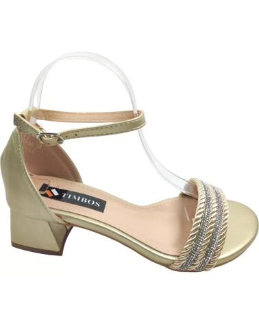 Sandalias de Mujer TIMBOS SANDALIA TACON FIESTA DE MUJER ORO 128313 AMARILLO