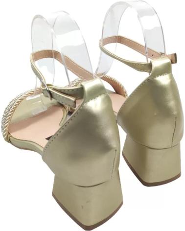 Woman Sandals TIMBOS SANDALIA TACON FIESTA DE MUJER ORO 128313 AMARILLO
