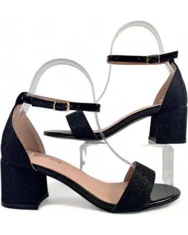 Sandales pour Femme TIMBOS SANDALIA TACON VESTIR DE MUJER 128025 NEGRO