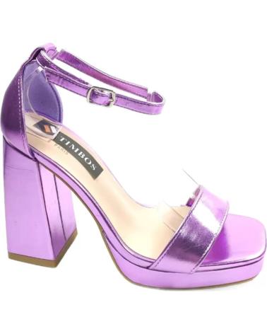 Sandálias de Mulher TIMBOS SANDALIA TACON FIESTA PLATAFORMA MUJER PURPURA 127638 MORADO
