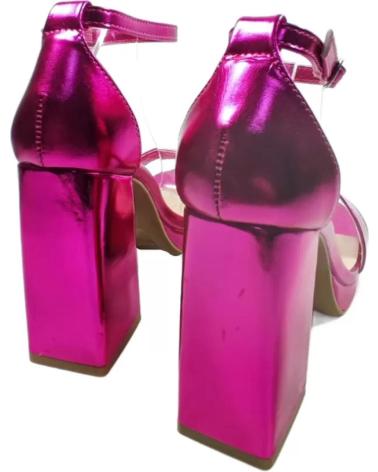 Sandálias de Mulher TIMBOS SANDALIA TACON FIESTA PLATAFORMA MUJER FUCSIA 127636 MORADO