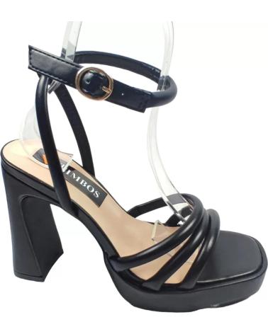 Woman Sandals TIMBOS SANDALIA TACON DIA MUJER 127632 NEGRO