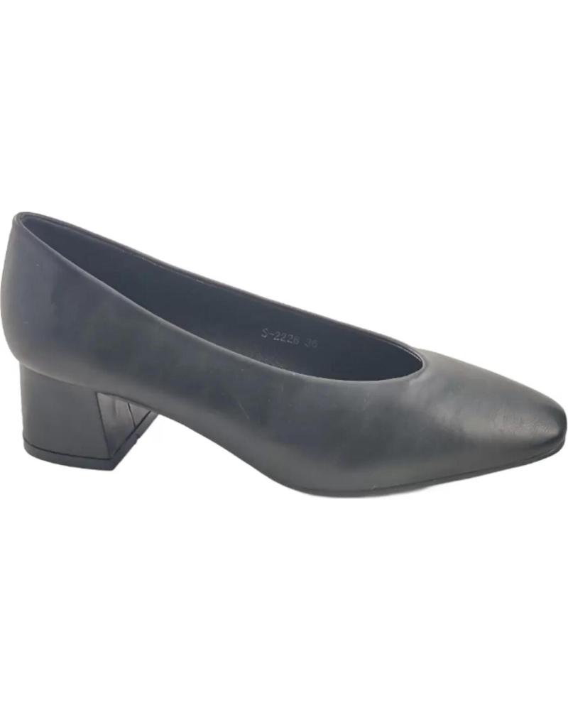 Zapatos de Mujer TIMBOS ZAPATOS 127599 COLOR MATERIAL POLIPIEL SALON TACON MUJ NEGRO