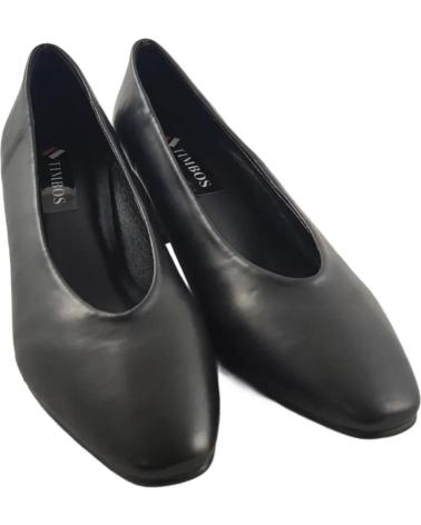 Zapatos de Mujer TIMBOS ZAPATOS 127599 COLOR MATERIAL POLIPIEL SALON TACON MUJ NEGRO