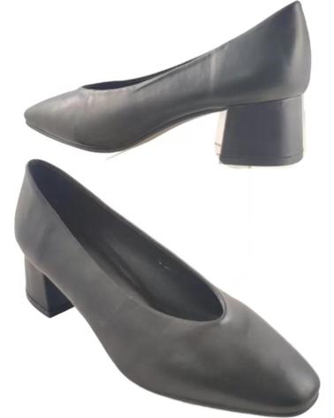 Zapatos de Mujer TIMBOS ZAPATOS 127599 COLOR MATERIAL POLIPIEL SALON TACON MUJ NEGRO