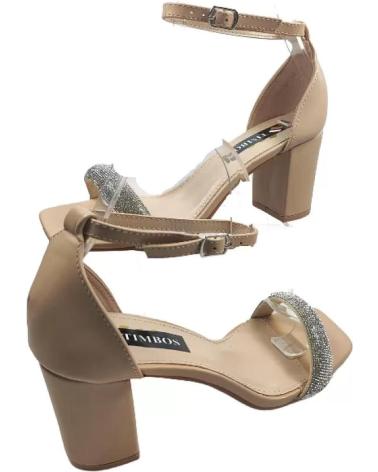 Sandales pour Femme TIMBOS SANDALIA TACON VESTIR DE MUJER 127573 BEIGE