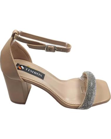 Woman Sandals TIMBOS SANDALIA TACON VESTIR DE MUJER 127573 BEIGE