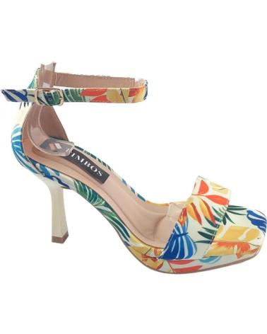 Woman Sandals TIMBOS SANDALIA TACON VESTIR DE MUJER 127561 AMARILLO