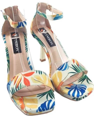 Woman Sandals TIMBOS SANDALIA TACON VESTIR DE MUJER 127561 AMARILLO