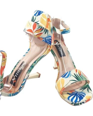 Woman Sandals TIMBOS SANDALIA TACON VESTIR DE MUJER 127561 AMARILLO