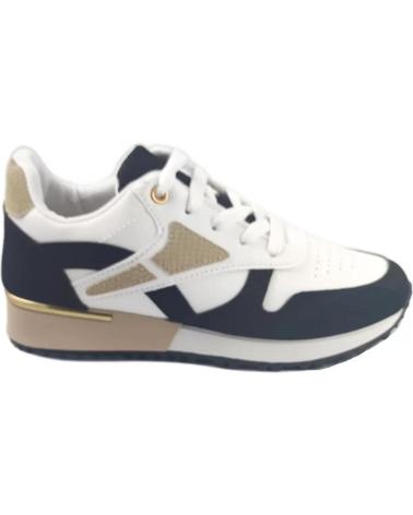 Esportes  de Mulher TIMBOS ZAPATOS 127499 COLOR BLANCO- MATERIAL POLIPIEL ZAPATILL NEGRO