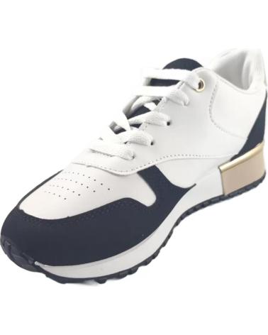Esportes  de Mulher TIMBOS ZAPATOS 127499 COLOR BLANCO- MATERIAL POLIPIEL ZAPATILL NEGRO