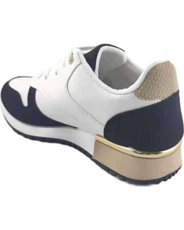 Esportes  de Mulher TIMBOS ZAPATOS 127499 COLOR BLANCO- MATERIAL POLIPIEL ZAPATILL NEGRO