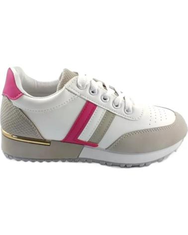 Sportivo per Donna TIMBOS ZAPATOS 127496 COLOR GRIS-FUCSIA MATERIAL POLIPIEL ZAPATILLA MORADO
