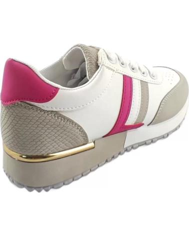 Sportivo per Donna TIMBOS ZAPATOS 127496 COLOR GRIS-FUCSIA MATERIAL POLIPIEL ZAPATILLA MORADO