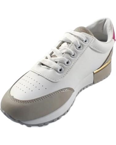 Sportivo per Donna TIMBOS ZAPATOS 127496 COLOR GRIS-FUCSIA MATERIAL POLIPIEL ZAPATILLA MORADO