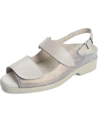 Sandalias de Mujer DTORRES ANIA SANDALIA VELCROS SANDALIA PLANTILLAS BEIGE09