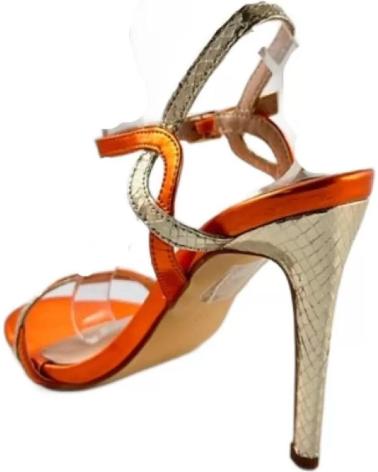 Sandálias-De-Mujer-TIMBOS-ZAPATOS-127452-COLOR-MATERIAL-METALIZADO-BRILLO-SAND-NARANJA