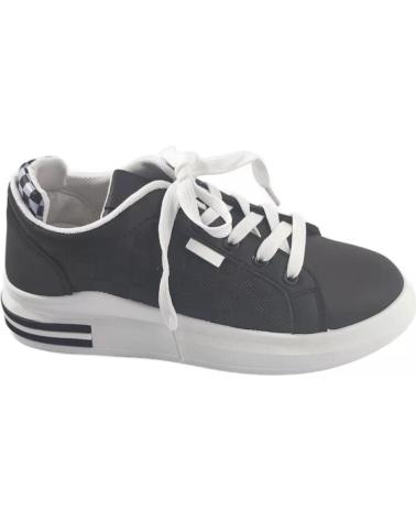 Esportes  de Mulher TIMBOS ZAPATOS 127344 COLOR MATERIAL POLIPIEL ZAPATILLA DEPOR NEGRO