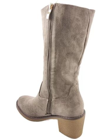 Stivali per Donna TIMBOS BOTA TACON ANCHO MUJER KAKI 127248 MARRóN