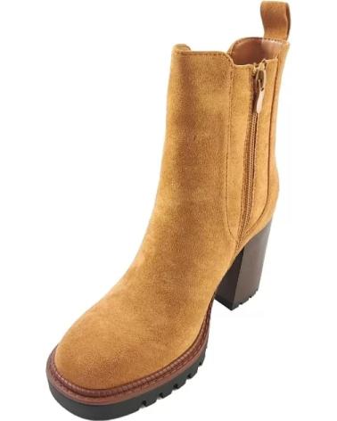 Stivaletti per Donna TIMBOS BOTIN TACON DE MUJER CAMEL 127247 MARRóN