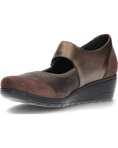 Ballerinas für Damen MEPHISTO MANOLETINAS BATHILDA DARKBROWN