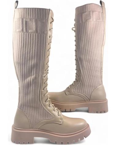 Stivali per Donna TIMBOS BOTA TIPO MILITAR DE MUJER 126910 BEIGE