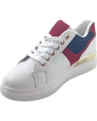 Esportes  de Mulher TIMBOS ZAPATOS -126691 COLOR -ROJO MATERIAL POLIPIEL-BAMARA Z BLANCO