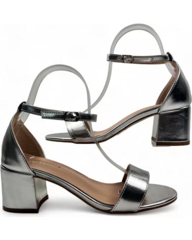 Sandalias de Mujer TIMBOS SANDALIA TACON FIESTA DE MUJER PLATA 126514 PLATEADO