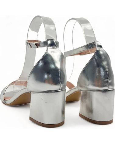 Sandalias de Mujer TIMBOS SANDALIA TACON FIESTA DE MUJER PLATA 126514 PLATEADO