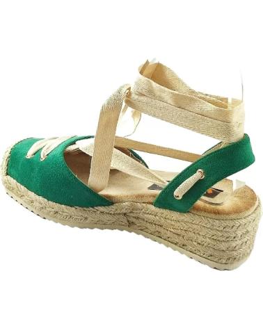 Sandales pour Femme TIMBOS SANDALIA DE ESPARTO - 125973 VERDE