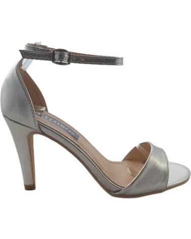 Sandales pour Femme TIMBOS ZAPATOS - 125858 COLOR PLATA MATERIAL METALIZADO SANDALIA MU PLATEADO