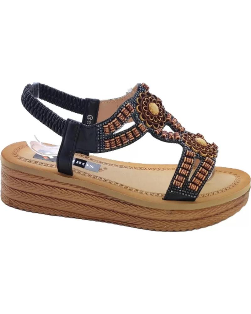 Sandali per Donna TIMBOS SANDALIA DE CUNA COMODA - 125654 NEGRO