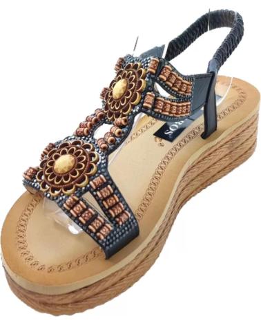 Sandali per Donna TIMBOS SANDALIA DE CUNA COMODA - 125654 NEGRO