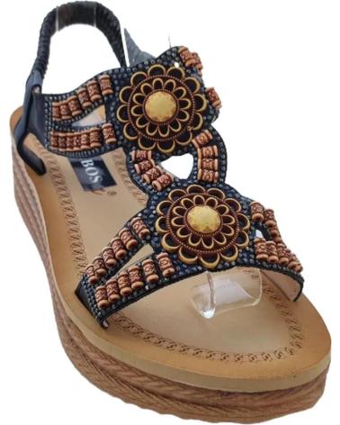 Sandali per Donna TIMBOS SANDALIA DE CUNA COMODA - 125654 NEGRO