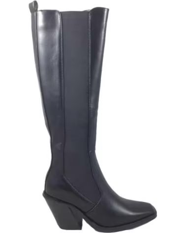 Botas de Mulher TIMBOS ZAPATOS - 124297 BOTA DE MUJER TACON ANCHO COLOR COLEC NEGRO