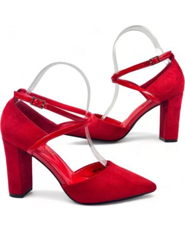 Sandalen für Damen TIMBOS SANDALIA TACON VESTIR MUJER ROJO 123964 VARIOS COLORES