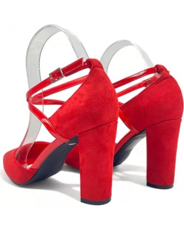Sandalen für Damen TIMBOS SANDALIA TACON VESTIR MUJER ROJO 123964 VARIOS COLORES
